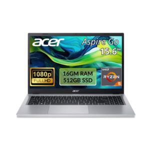 Acer Aspire Go AG15-21PT-R5GQ Ryzen™ 5 7520U 512GB SSD 8GB 15.6 WUXGA (1920x1200) TOUCHSCREEN IPS WIN11 PURE SILVER