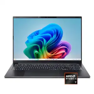 Acer SWIFT GO 16 SFG16-A71T-R5UY AMD Ryzen™ AI 7 445 1TB SSD 16GB 16  (1920x1200) TOUCHSCREEN WIN11 OSIDIAN BLACK Backlit Keyboard