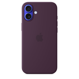 Apple iPhone 16 Plus Silicone Case w/ MagSafe Plum