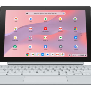 Asus Chromebook CM3001DM2A-WS88T-S Detachable MTK Kompanio 520 128GB SSD 8GB 10.5 WUXGA (1920x1200) TOUCHSCREEN ChromeOS 2 Cameras FOG SILVER MIL-STD 810H Detachable Keyboard
