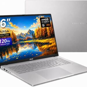 Asus VivoBook S16 AMD Ryzen™ AI 9 465 1TB SSD 32GB 16  (1920x1200) TOUCHSCREEN 120Hz WIN11 MATTE GRAY Backlit Keyboard DAMAGED BOX