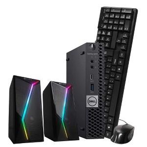 Dell OptiPlex 5070 MICRO Core™ i7-9700T 256GB SSD 16GB WIN11 Pro Keyboard Mouse BLACK