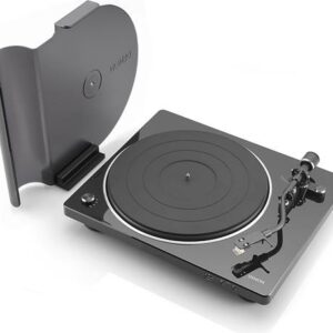 Denon DP-450USB Semi-automatic belt-drive turntable with pre-mounted cartridge, USB output and built-in phono preamp Black