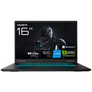 Gigabyte GAMING A16 CTHI3US894SH Core™ i7-13620H 1TB SSD 16GB 16 WUXGA (1920x1200) 165Hz IPS WIN11 NVIDIA® RTX 5050 8192MB BLACK STEEL Backlit Keyboard