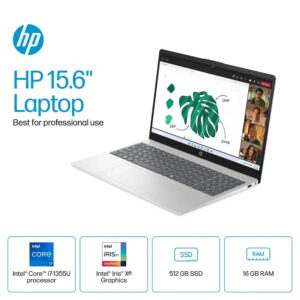 HP 15-FD0127 Core™ 7 150U 512GB SSD 16GB 15.6  (1920x1080) TOUCHSCREEN WIN11 NATURAL SILVER