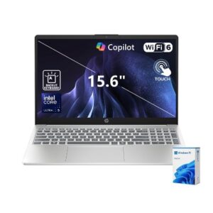 HP 15-FD0159 Core™ 5 120U 512GB SSD 8GB 15.6 (1920x1080) TOUCHSCREEN WIN11 NATURAL SILVER