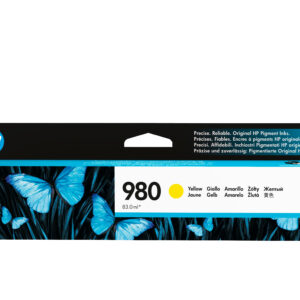 HP 980 Yellow Original Ink Cartridge LATIN AMERICA