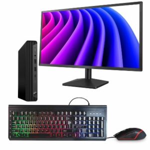 HP ProDesk 600 G5 MINI Core™ i5-9500T 256GB SSD 16GB WIN11 Pro Keyboard Mouse BLACK