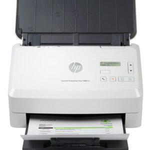 HP ScanJet Enterprise Flow 5000 S5 Sheet-Feed Scanner WHITE : Scans up to 65 PPM / 130 IPM, One-Pass Duplex Scanning, 80-Page Auto Document Feeder, USB 3.0 Connectivity, 110/220V