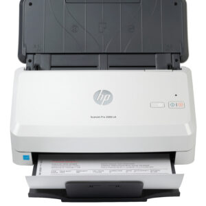 HP ScanJet Pro 3000 S4 Sheet-Feed Scanner WHITE : Scans up to 40 PPM / 80 IPM, Scan to Text / PDF and more with Built-In OCR, One-Pass Duplex Scanning, Instant-On Scanning, 50-Page Auto Document Feeder, 110/220V