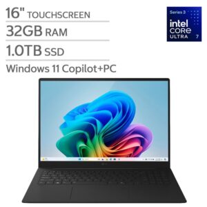 LG gram Pro 16Z90U-H.AU87U1 Core™ Ultra 7 355 1TB SSD 32GB 16  (2560x1600) TOUCHSCREEN WIN11 BLACK