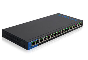 LINKSYS LGS116P 16-PORT GIGABIT POE SWITCH