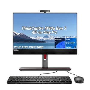 Lenovo ThinkCentre M90a G5 ALL-IN-ONE Core™ i5-14500 512GB SSD 16GB 23.8 (1920x1080) WIN11 Pro BLACK Keyboard Mouse