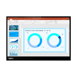 Lenovo ThinkVision M14d Portable Monitor 14 2.2k (2240x1400) IPS 300 cd/m² 1500:1 2xUSB-C 16:10 Adjustable Stand RAVEN BLACK