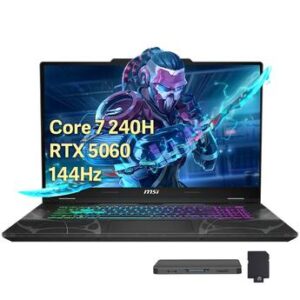 MSI CYBORG 15 GAMING Core™ 7 240H 1TB SSD 16GB 15.6 (1920x1080) 144Hz WIN11 NVIDIA® RTX 5060 8192MB PLATINUM GRAY Backlit Keyboard