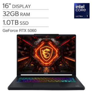 MSI Crosshair 16 Max HX GAMING Core™ Ultra 9 290HX 1TB SSD 32GB 16 (2560x1600) OLED NVIDIA® RTX 5070 12288MB CORE BLACK