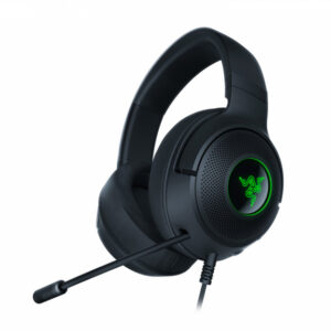 Razer Kraken V3 X Wired Over-the-Ear GAMING Headset BLACK : for PC, Mac, and Playstation 4, Surround 7.1, Built-In Mic, Razer Chroma RGB