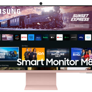 Samsung 32 M8 (3840x2160) UHD/4K Smart Monitor Pink