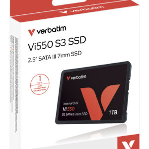 Verbatim SSD Vi550 S3 1TB 2.5 SATA 7mm Internal SSD R/520 MB/s W/500 MB/s