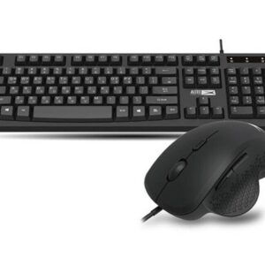 ALTEC LANSING - ALBC6214 USB Wired Keyboard + Mouse Combo - ENGLISH - BLACK - MOQ 20 pcs.per Master