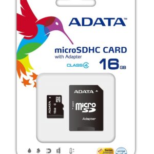 Adata Adata Microsdhc 16Gb Class4-Plastic Box W/1 Adapter