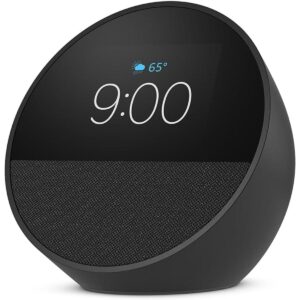 Amazon Echo Spot (2024 release) - Alexa, BLACK