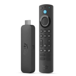Amazon Fire TV Stick 4K Max streaming device, supports Wi-Fi 6E, Ambient Experience, free & live TV without cable or satellite - Black