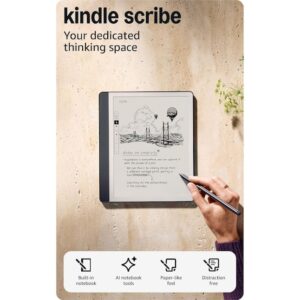 Amazon Kindle Scribe 32GB Includes Premium Pen 2024 Tungsten
