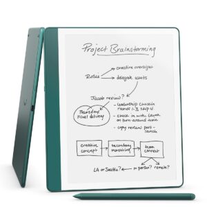 Amazon Kindle Scribe, 64GB Includes Premium Pen 2024 Metallic Jade B0CZB9Z477