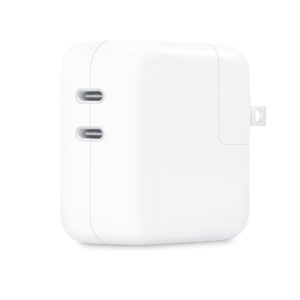 Apple 35W Dual USB-C Port Power Adapter (Flat Pin)