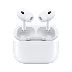 Apple AirPods Pro 2nd Gen with USB-C MagSafe Charging Case WHITE : BT 5.3, Spatial Audio, Adaptive EQ, Case is MagSafe Charger Compatible