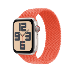 Apple Watch Braided Solo Loop 40mm - Electric Orange - Size 1