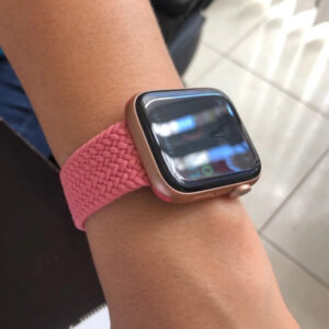 Apple Watch Braided Solo Loop 40mm - Pink Punch - Size 8