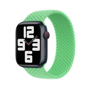 Apple Watch Braided Solo Loop 41mm Bright Green Size 9