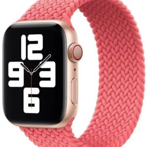 Apple Watch Braided Solo Loop 41mm Guava Size 1