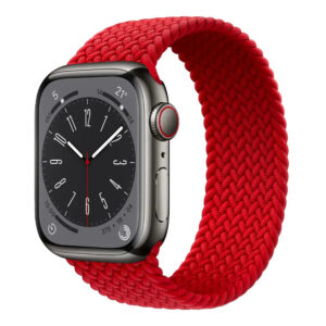 Apple Watch Braided Solo Loop 41mm - (PRODUCT)RED - Size 9