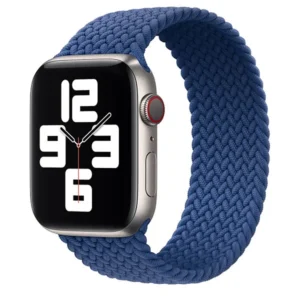 Apple Watch Braided Solo Loop 44mm - Atlantic Blue - Size 12