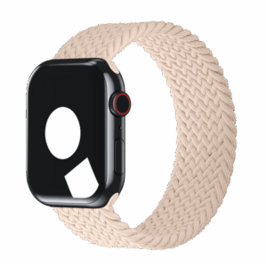 Apple Watch Braided Solo Loop 45mm - Beige - Size 10