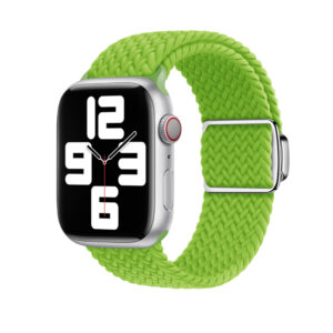Apple Watch Braided Solo Loop 45mm Bright Green Size 10
