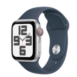 Apple Watch SE 2 40mm GPS + Cell Aluminium Silver - Blue band S/M