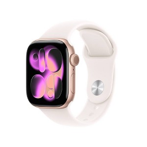 Apple Watch Series 11 42mm GPS Rose Gold S/M Light Blush Sport Band