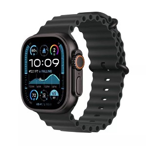 Apple Watch Ultra 2 GPS + Cellular, 49mm Black Titanium Case with Black Ocean Band