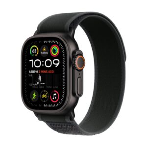 Apple Watch Ultra 2 GPS + Cellular 49mm Titanium Case with Black Trail Loop - M/L - Black
