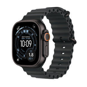 Apple Watch Ultra 3 GPS + Cellular 49mm Black Titanium Case with Black Titanium Milanese Large