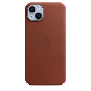 Apple iPhone 14 Plus Leather Case with MagSafe Forest Green