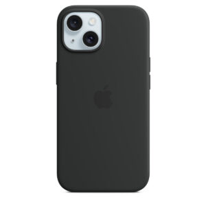 Apple iPhone 15 Silicone Case w/ MagSafe Black