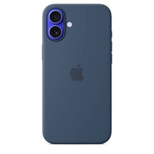 Apple iPhone 16 Plus Silicone Case w/ MagSafe Denim