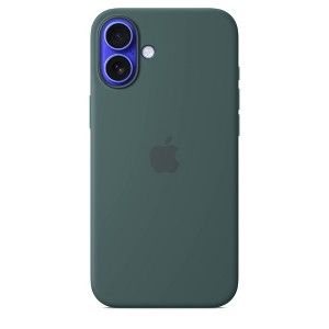 Apple iPhone 16 Plus Silicone Case w/ MagSafe Lake Green