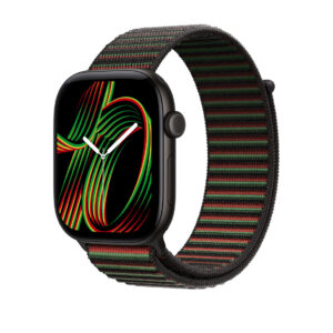 Apple watch sport band Loop 45mm Black unity