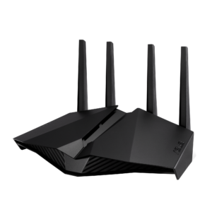 Asus RT-AX82U AX5400 Dual Band WiFi 6 Extendable GAMING Router BLACK : Ultrafast Speed, Mobile Game Boost, Aura RGB, AiProtection Pro Security